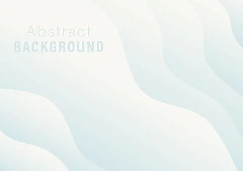 Abstract gradient background, cyan gradient color, wave line vector backgro.. Stock Illustration