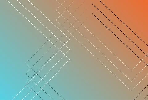 Abstract gradient background with dashed lines pattern for modern design an.. Stock Illustration