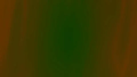 Abstract gradient background with deep green and warm orange bokeh lighting Illustrazione stock