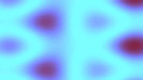 Abstract gradient background with deep red and cyan blurred bokeh light color Stock Footage 340378006
