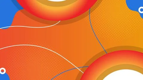 Abstract Gradient Background Design with Circles and Dynamic Lines Stock Illustration