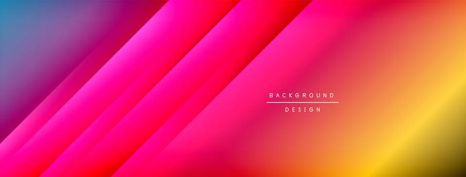 Abstract gradient background. Diagonal lines create dynamic visual effect. Stock Illustration