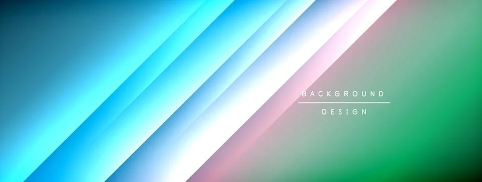 Abstract gradient background. Diagonal lines create dynamic visual effect. Stock Illustration