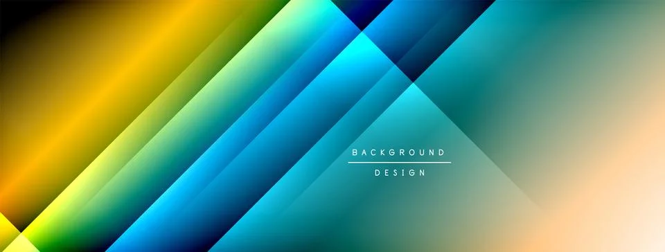 Abstract gradient background. Diagonal lines create dynamic visual effect. Stock Illustration