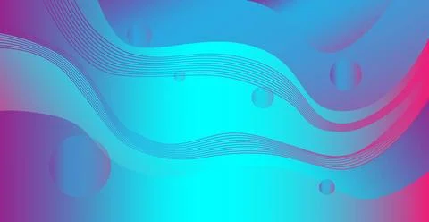 Abstract gradient background with different geometric shapes - Vector Abst... Stock Photos