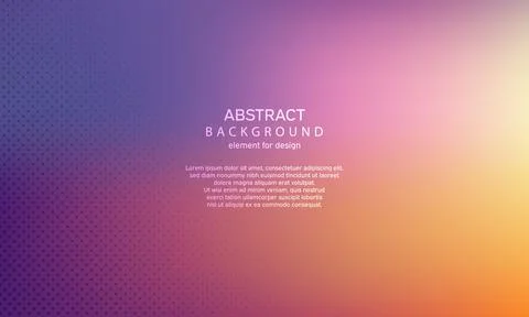 Abstract gradient background with dots. Element for design poster. Stylized.. Ilustración de archivo
