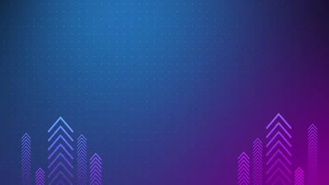 Abstract gradient background with dotted grid and upward chevron arrows ani.. Stock Footage 329846121