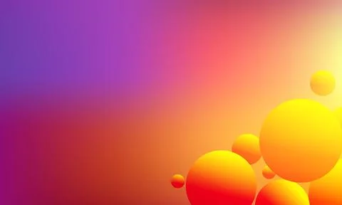 Abstract gradient background with element for design poster. Stylized circl.. Stock Illustration