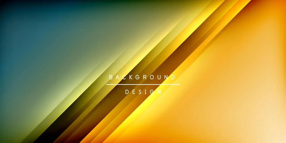 Abstract gradient background features diagonal lines. Colors transition from Stock Illustration