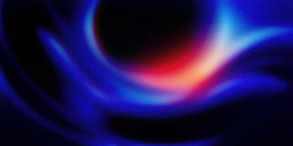 Abstract gradient background featuring deep blues, rich purples, and vibran.. Illustration