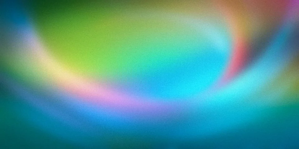 Abstract gradient background featuring vibrant shades of green, blue, pink,.. Stock Illustration