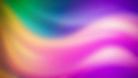 Abstract gradient background featuring vibrant green, blue, purple, pink, a.. Illustrazione stock