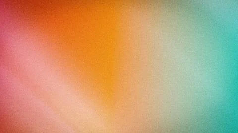 Abstract gradient background featuring vibrant orange, pink, and turquoise .. Illustrazione stock