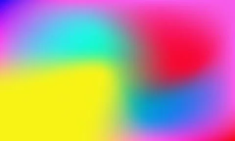 Abstract gradient background, featuring vibrant blends, of neon pink, yello.. Stock Illustration