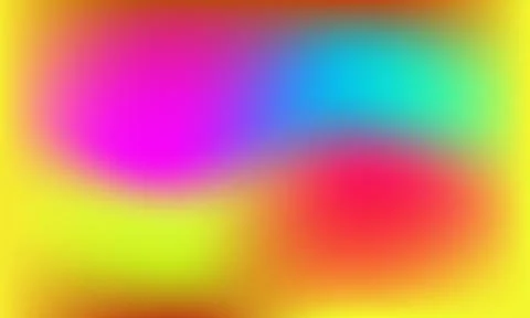 Abstract gradient background, featuring vibrant blends, of yellow, pink, bl.. 스톡 일러스트