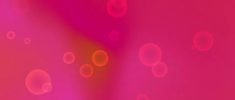 Abstract Gradient Background with Floating Bubbles Orange Pink Vídeo Stock 337802692