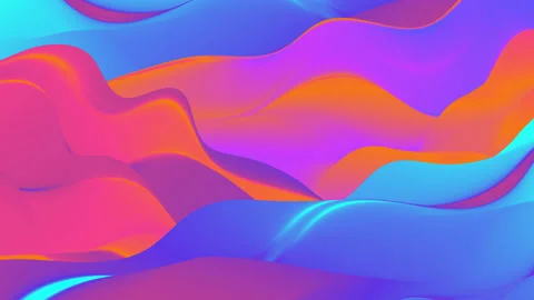 Abstract Gradient Background. flowing Fluid waves. gradient, Liquid Pattern Video stock 164536052