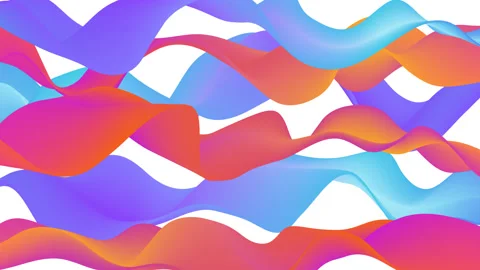 Abstract Gradient Background. flowing Fluid waves. gradient, Liquid Pattern Video stock 164674014