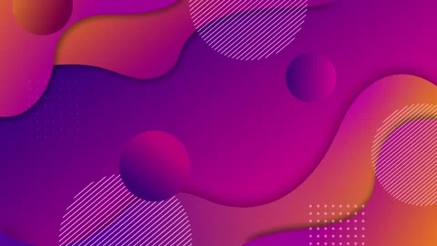 Abstract gradient background with flowing shapes circles and dotted pattern.. Stock Footage 339284756