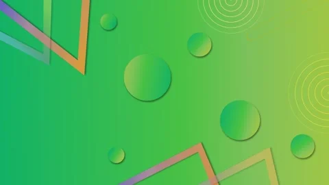 Abstract gradient background with geometric shapes and circles modern style.. Stock Footage 335100481