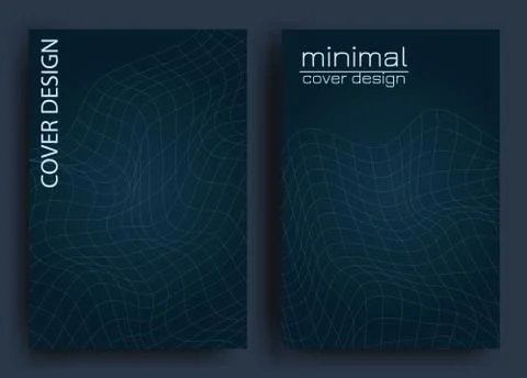 Abstract gradient background with geometric shapes and curved lines. Holographic Stock Illustration