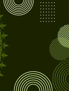 Abstract gradient background with geometric shapes and circle.  Vector illu.. Illustrazione stock