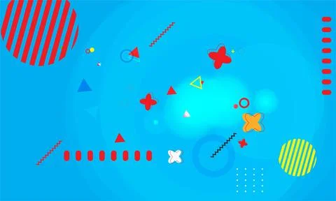 Abstract gradient background with geometric shapes and elements. Gradient s.. 스톡 일러스트