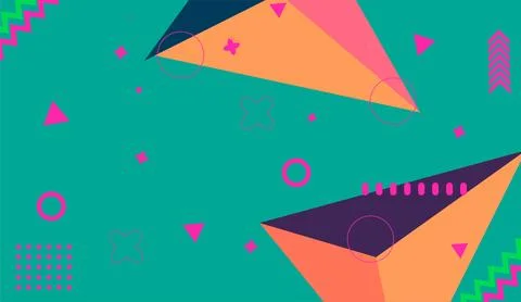 Abstract gradient background with geometric shapes and elements. Gradient s.. イラスト素材