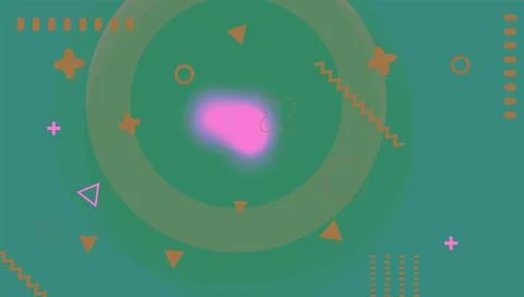 Abstract gradient background with geometric shapes and elements. Gradient s.. イラスト素材