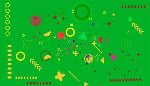 Abstract gradient background with geometric shapes and elements. Gradient s.. イラスト素材