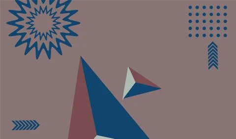 Abstract gradient background with geometric shapes and elements. Gradient s.. イラスト素材