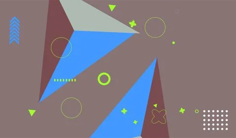 Abstract gradient background with geometric shapes and elements. Gradient s.. 스톡 일러스트