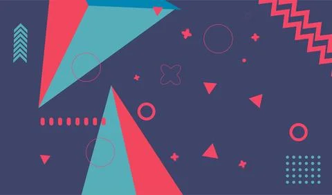 Abstract gradient background with geometric shapes and elements. Gradient s.. イラスト素材