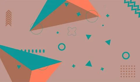 Abstract gradient background with geometric shapes and elements. Gradient s.. イラスト素材