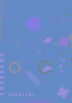 Abstract gradient background with geometric shapes and elements. Gradient s.. イラスト素材