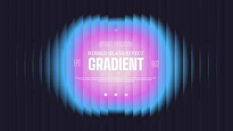 Abstract gradient background with glass displacement effect of purple blue .. Stock Illustration