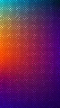 Abstract gradient background with glowing dots grid pattern colorful neon v.. Stock Illustration