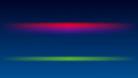 Abstract gradient background with a glowing horizontal spectrum of light Stock Footage 335117313