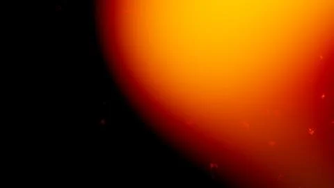 Abstract gradient background, with glowing orange, and red light flare Ilustração Stock