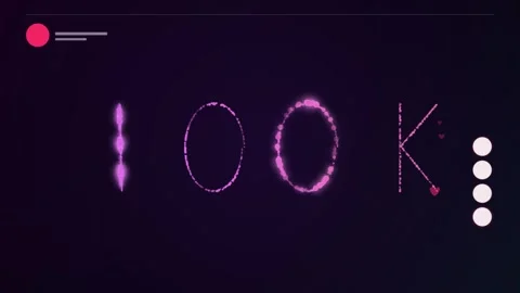 Abstract Gradient Background with Glowing Particles and Geometric Shapes Stock Footage 346661743