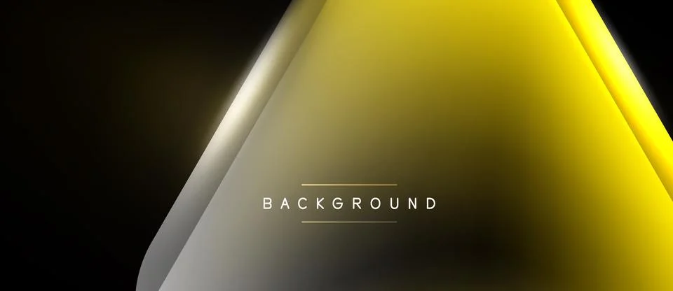 Abstract gradient background. Gold, silver hues blend into dark space. Illustrazione stock