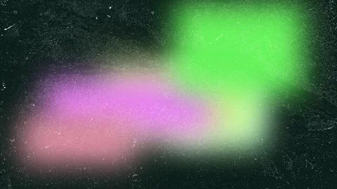 Abstract gradient background with green and pink hazy light overlays with b.. Stock Illustration
