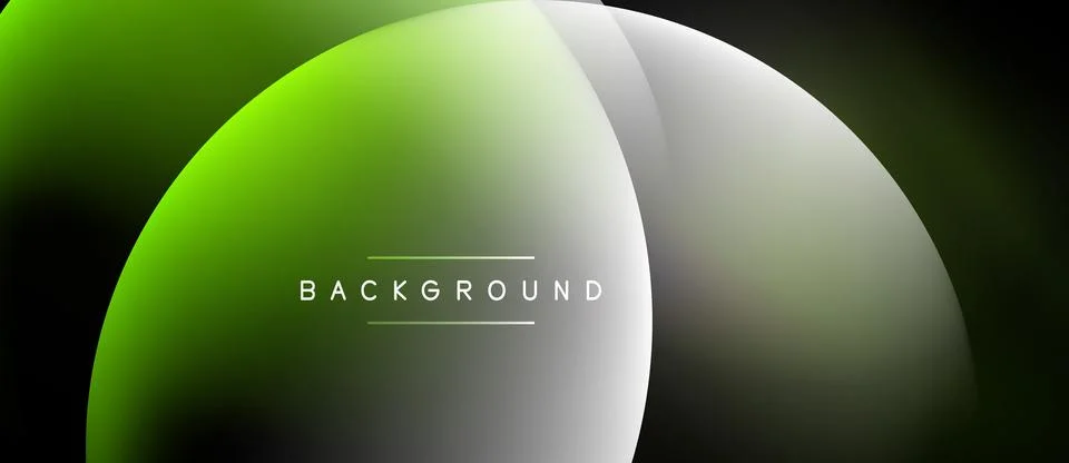 Abstract gradient background. Green, white hues blend smoothly. Minimalist Stock Illustration