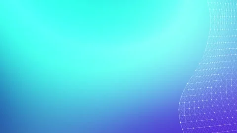 Abstract gradient background with grid animation and transitions from yellow Video stock 305206681