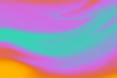 Abstract Gradient background. Orange, purple, green pattern. Vibrant holographic Illustrazione stock