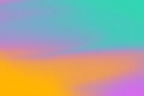 Abstract Gradient background. Orange, purple, green pattern. Vibrant holographic Illustrazione stock