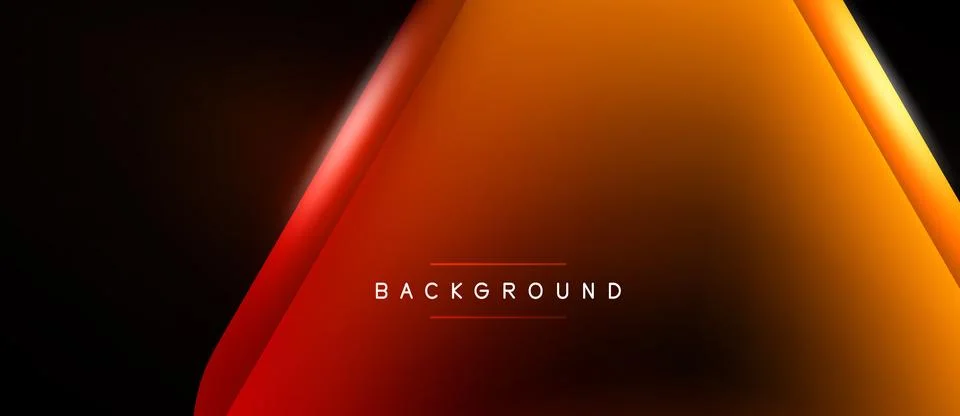 Abstract gradient background. Orange, red hues dominate design. Minimalist te Stock Illustration