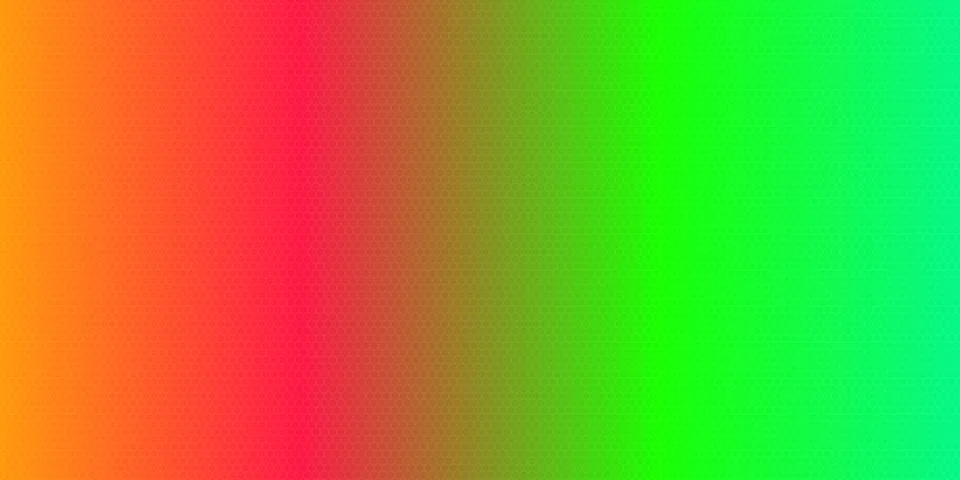 Abstract gradient background with orange red and green Stock Illustration