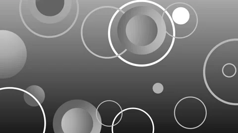 Abstract gradient background with overlapping circles and rings modern geom.. Stock Footage 337073659
