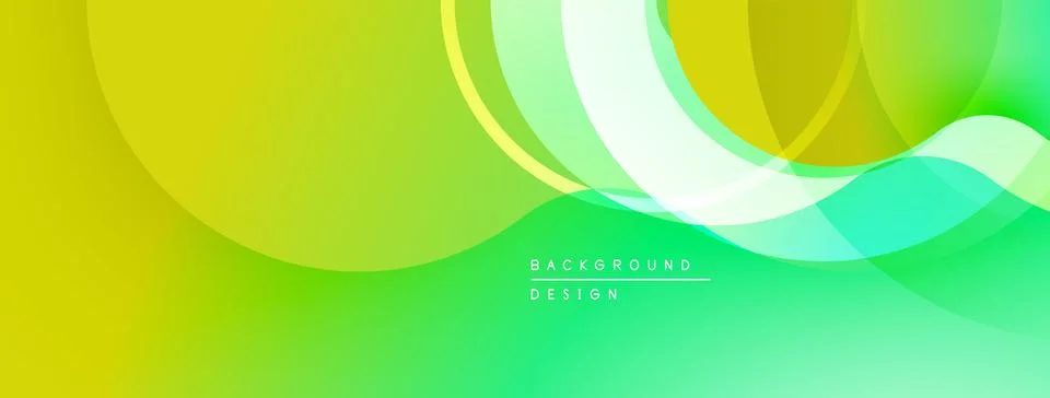 Abstract gradient background. Overlapping circles create dynamic visual flow. 스톡 일러스트